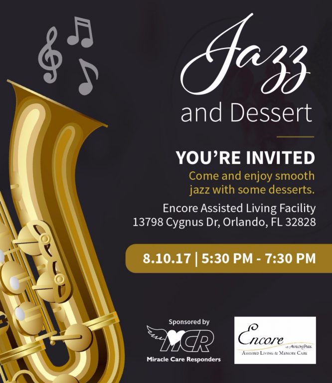 Jazz and Dessert at Encore Assisted Living Facility